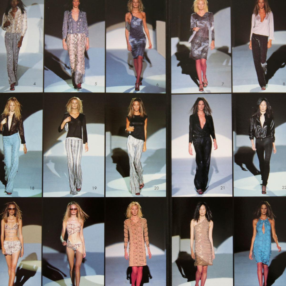 Women's GUCCI 2000 Spring Summer Catalogue Folders Runway Collection by Tom Ford