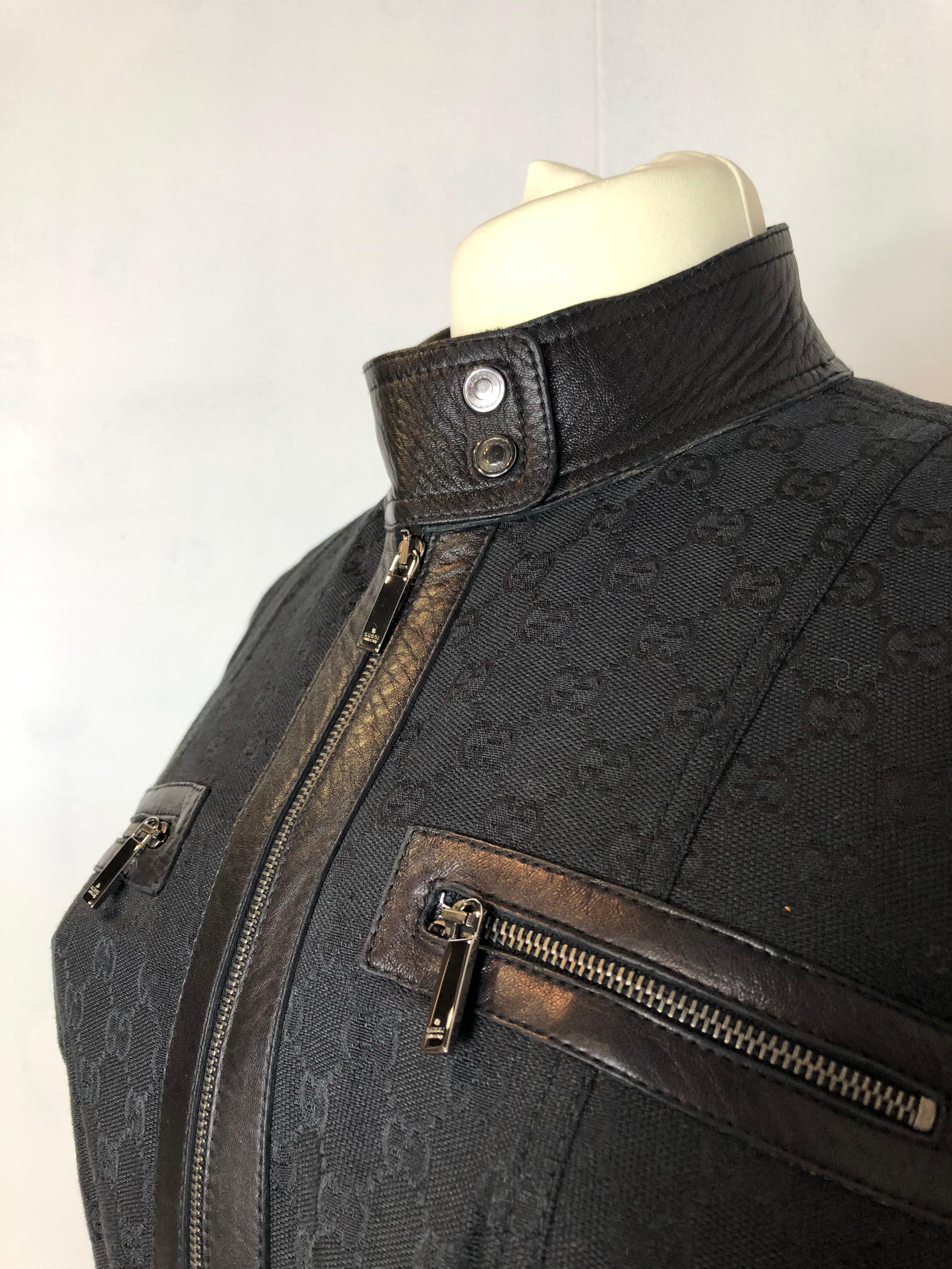 Gucci, 2000 Tom Ford monogram jacket  In Good Condition For Sale In Carnate, IT