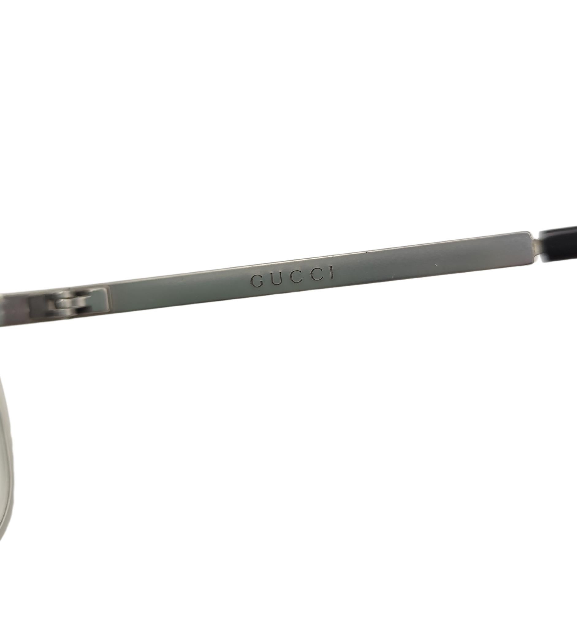 Gucci 2000s clear oversized sunglasses For Sale 5