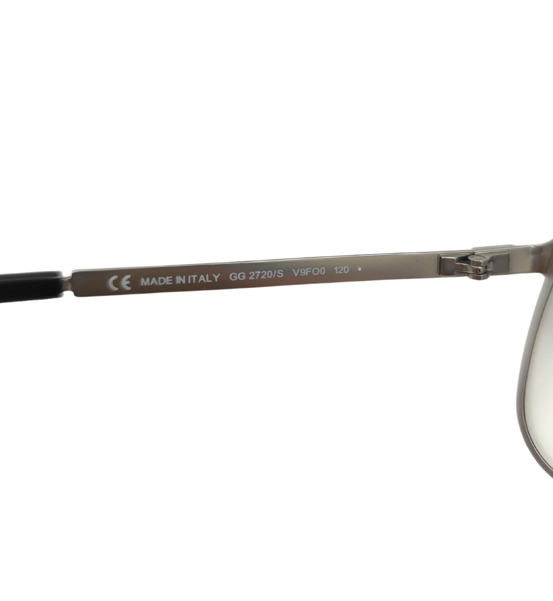 Gucci 2000s clear oversized sunglasses For Sale 4