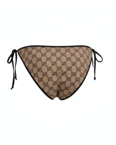 Bikini triangular de Gucci de los años 2000 con lona con el monograma GG — La era de Tom Ford