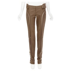 GUCCI 2004 Vintage Tom Ford Jodphur-Hose mit durchsichtigem Knopfsaum IT40 S