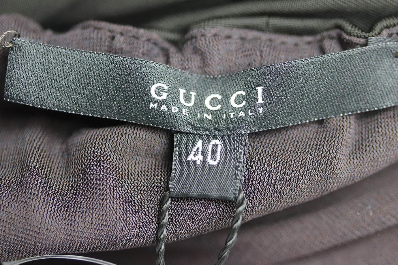 Gucci 2005 Vestido de punto con cuello redondo IT 40 UK 8 en Excelente Estado en London, GB