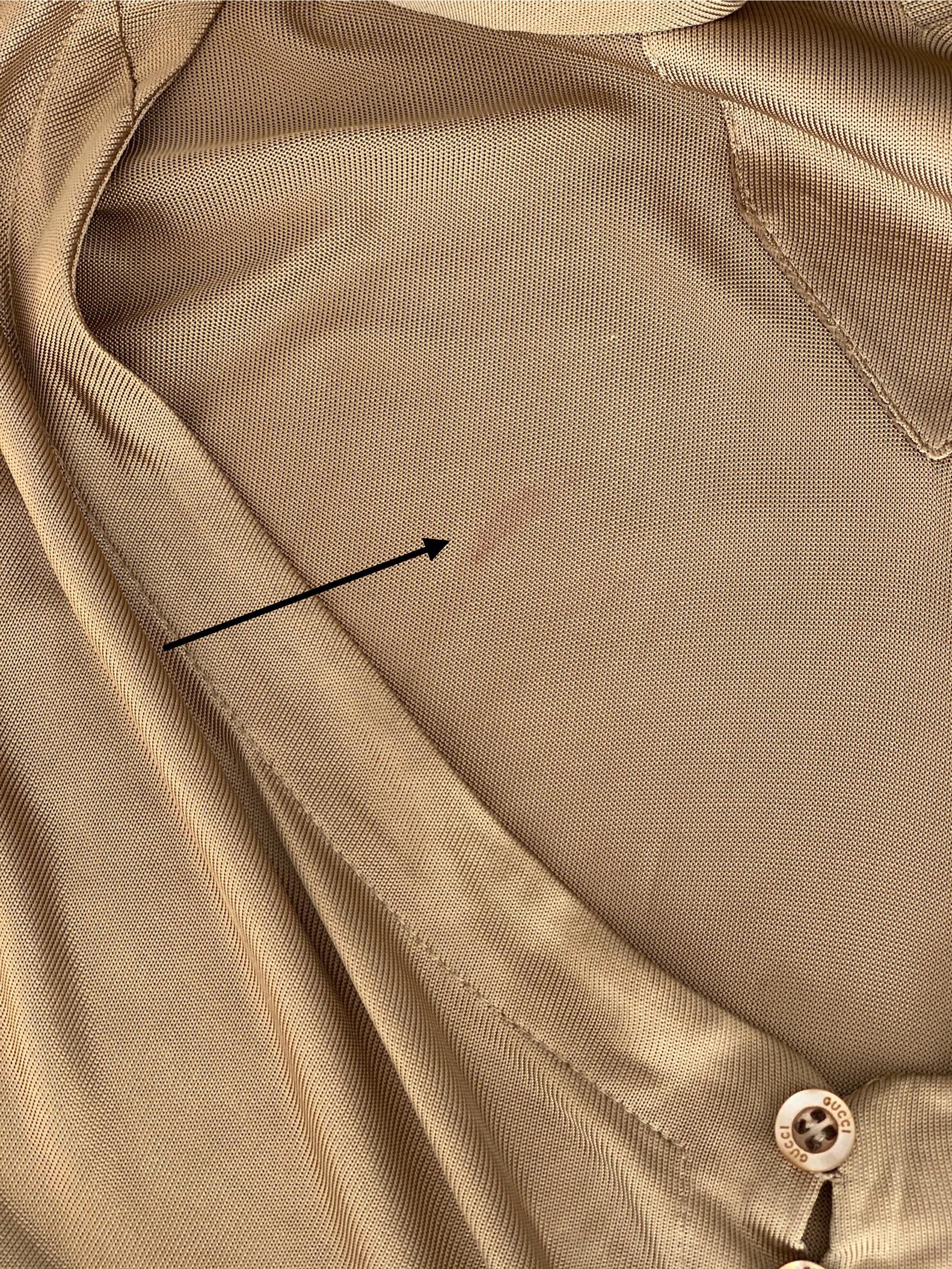 Gucci 2005 resort Body-con Gold Dress For Sale 15