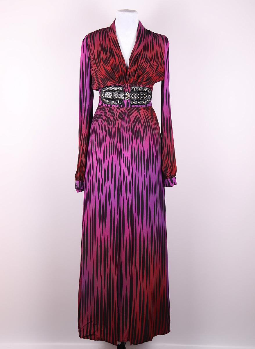 Gucci 2006 Herbst/Winter Abendkleid aus Seide Laufsteg im Angebot 2
