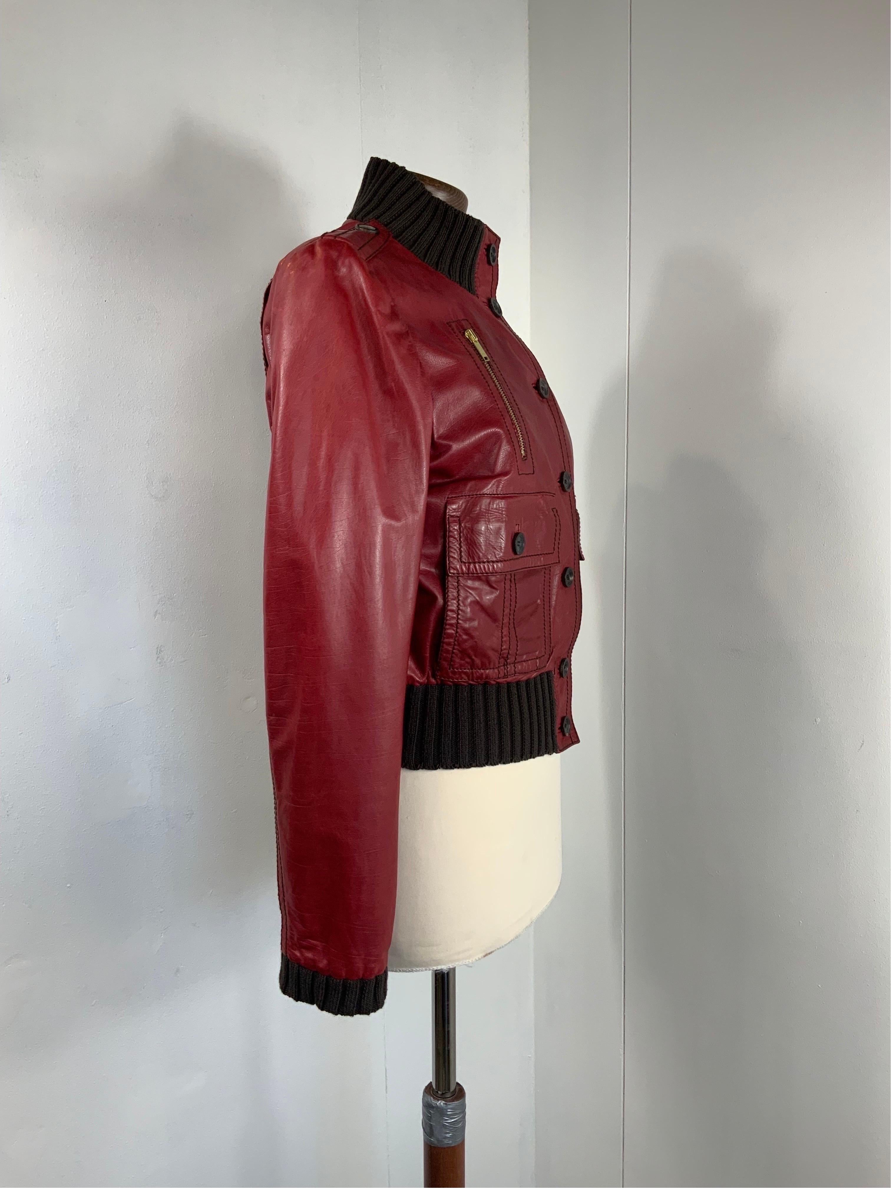 gucci madonna leather jacket