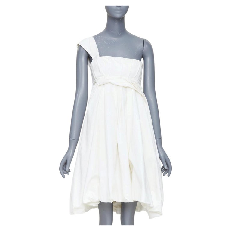 gucci cream dress Gucci Cream Stretch Jersey Sylvie Web Trim Ruffled Dress XL Gucci