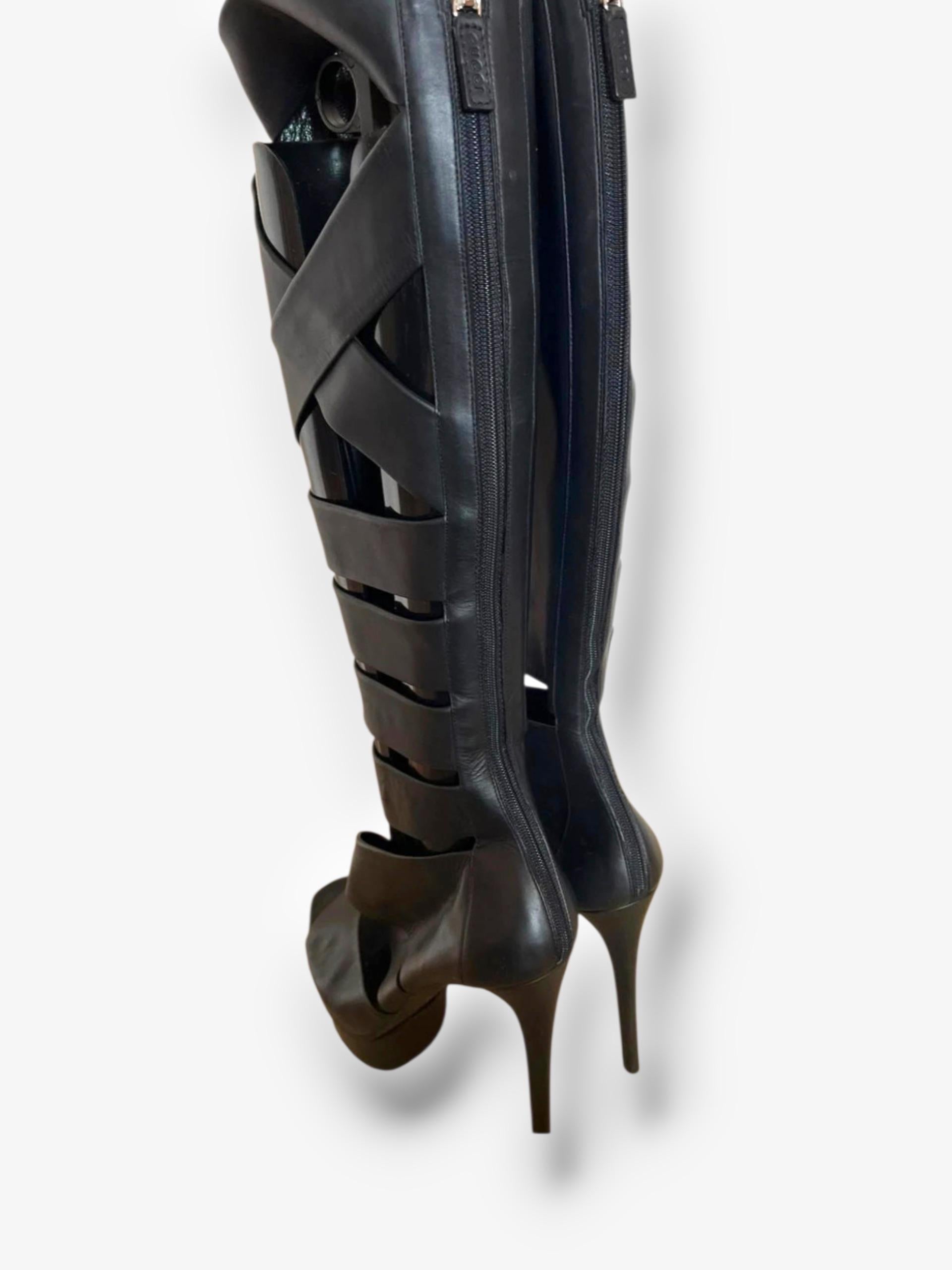 Gucci 2010 bandage bottes Helena en vente 3