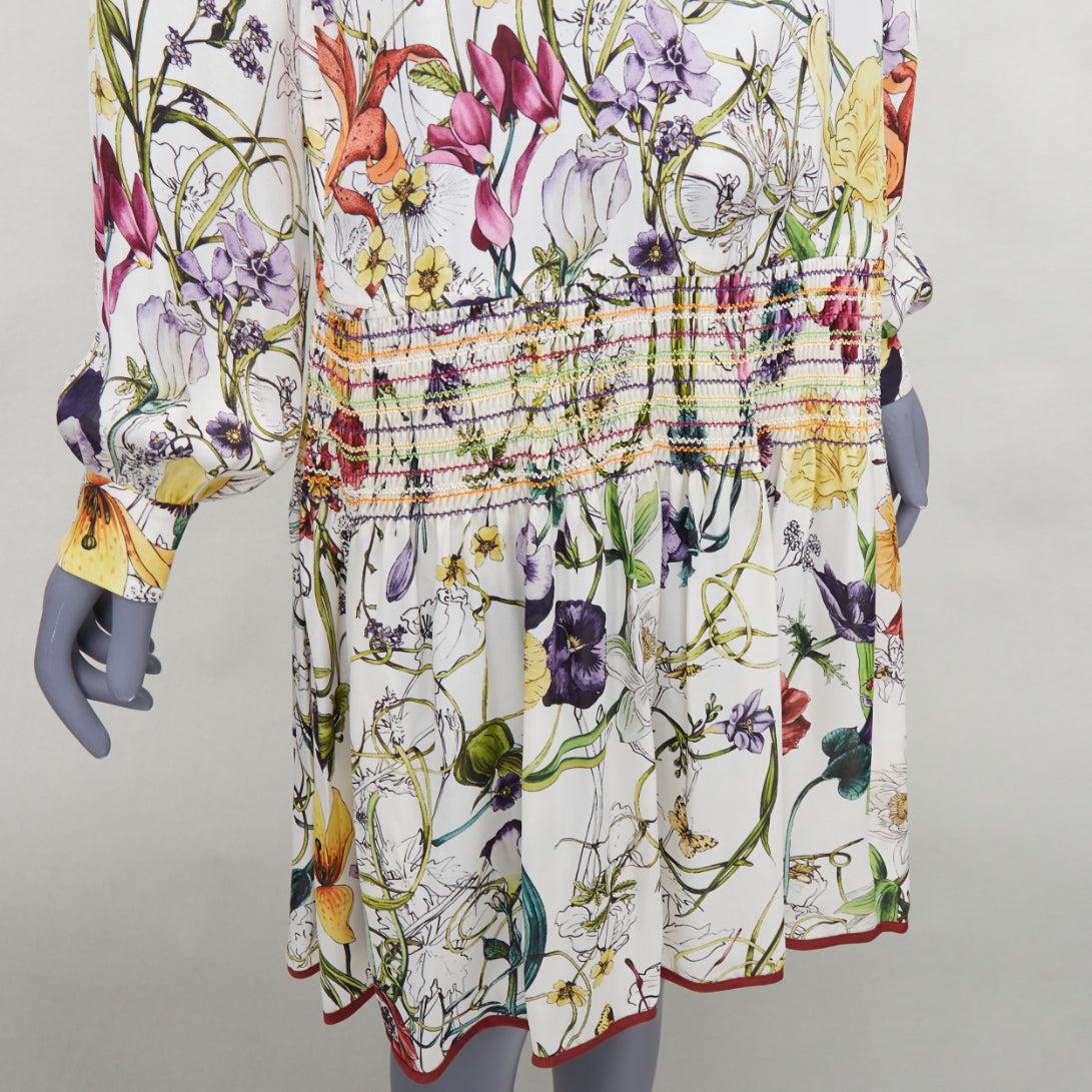 GUCCI 2012 Flora cream silk multicolor floral print drop waist dress IT40 S
Reference: GEGG/A00087
Brand: Gucci
Collection: 2012
Material: Feels like silk
Color: Cream, Multicolour
Pattern: Floral
Closure: Button
Extra Details: The fine artistry and