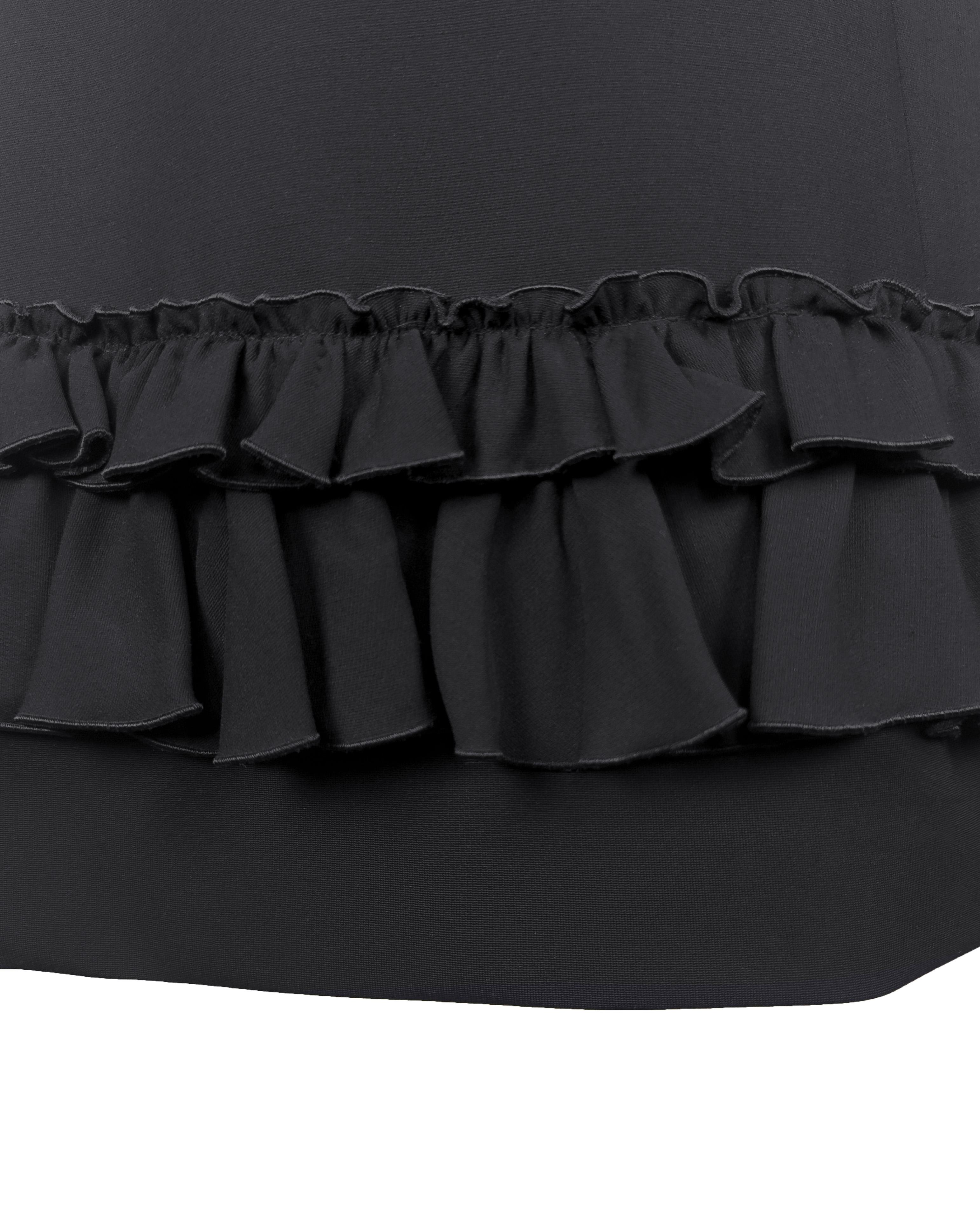 da uomo o donna Gucci 2016 - Vestito nero a maniche lunghe con perline e ruches in vendita