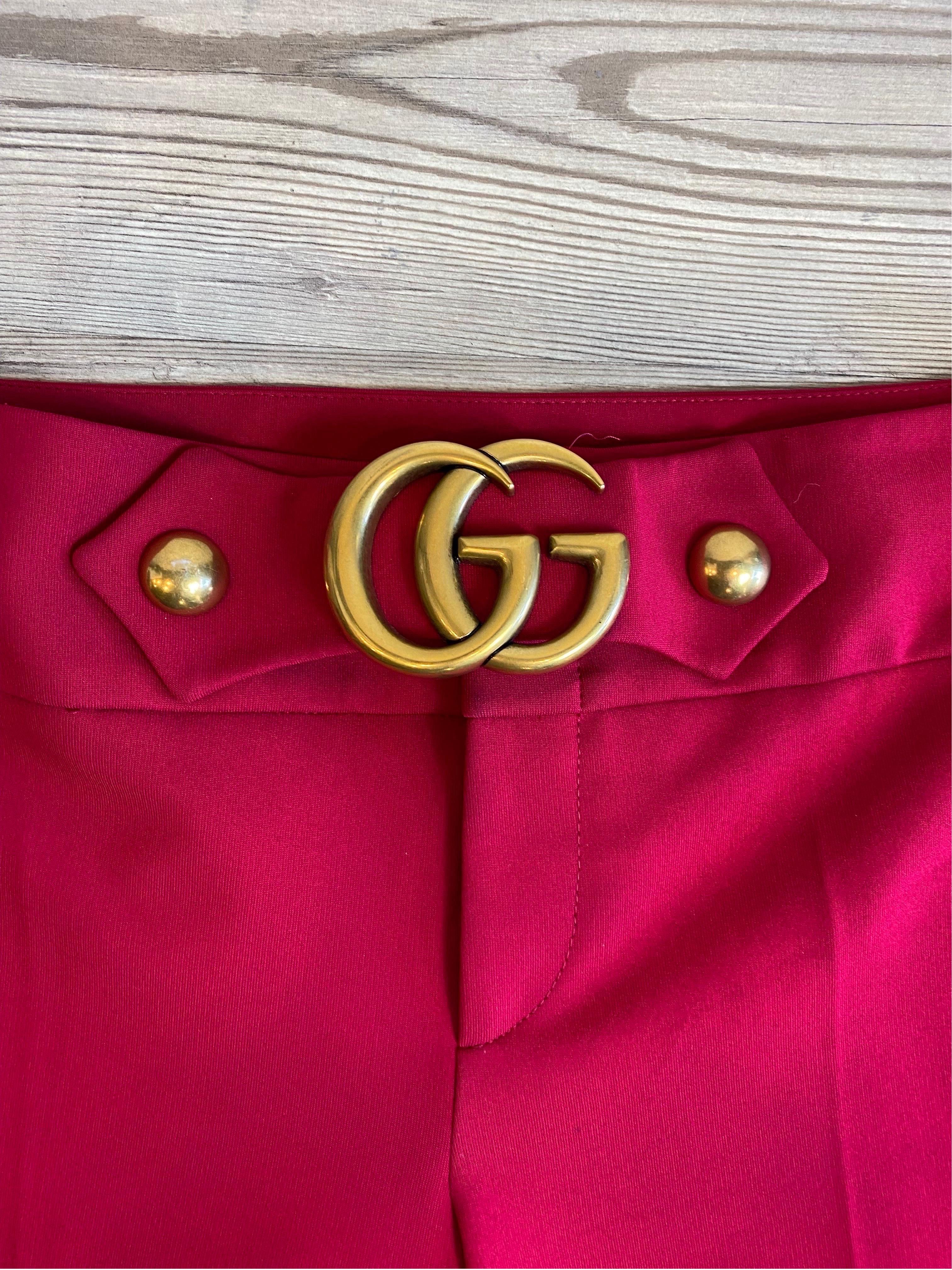 Women's or Men's Gucci 2016 GG fuchsia Pants For Sale