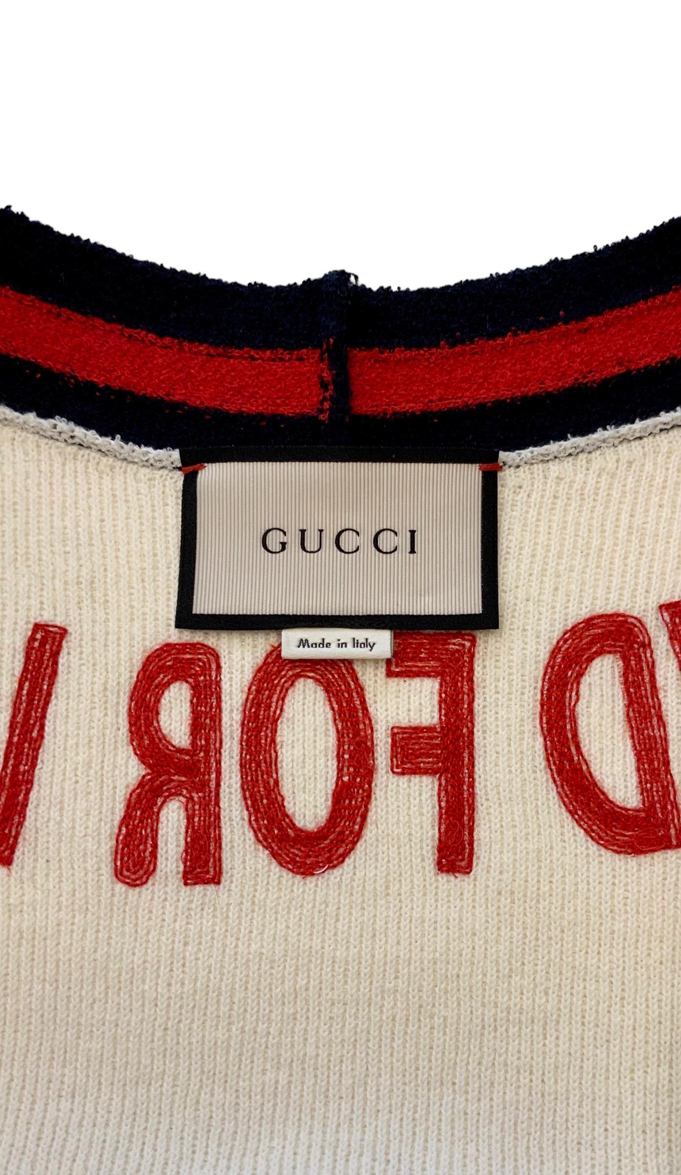Cardigan Blind for Love de Gucci, 2017 1