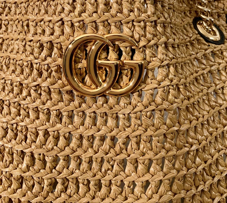 Gucci Pre-Fall 2019 Bag Collection Features Raffia and Straw Bags