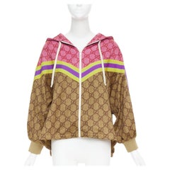 GUCCI 2019 Michele GG Pleated Track Jacket XS
