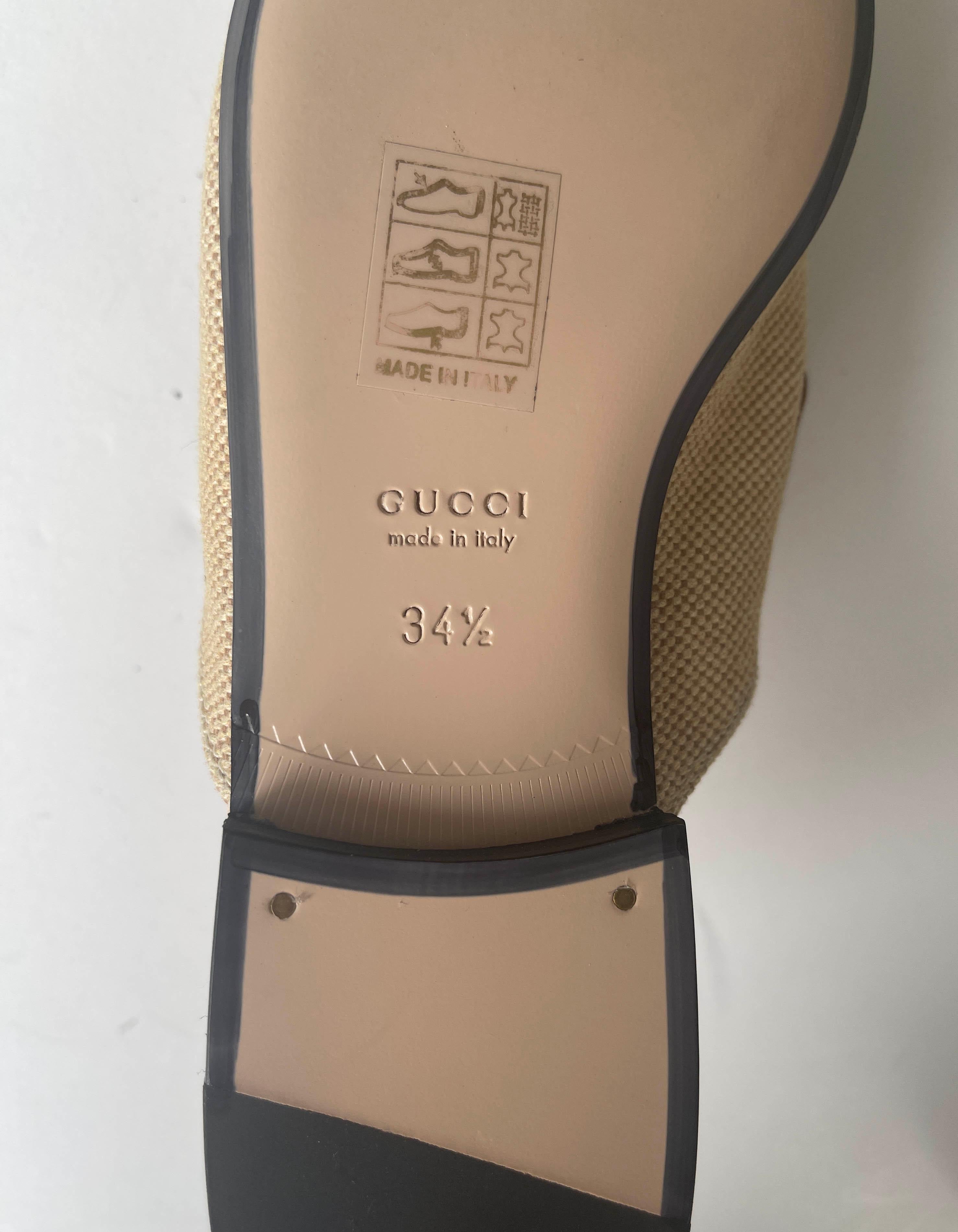 gucci princetown beige