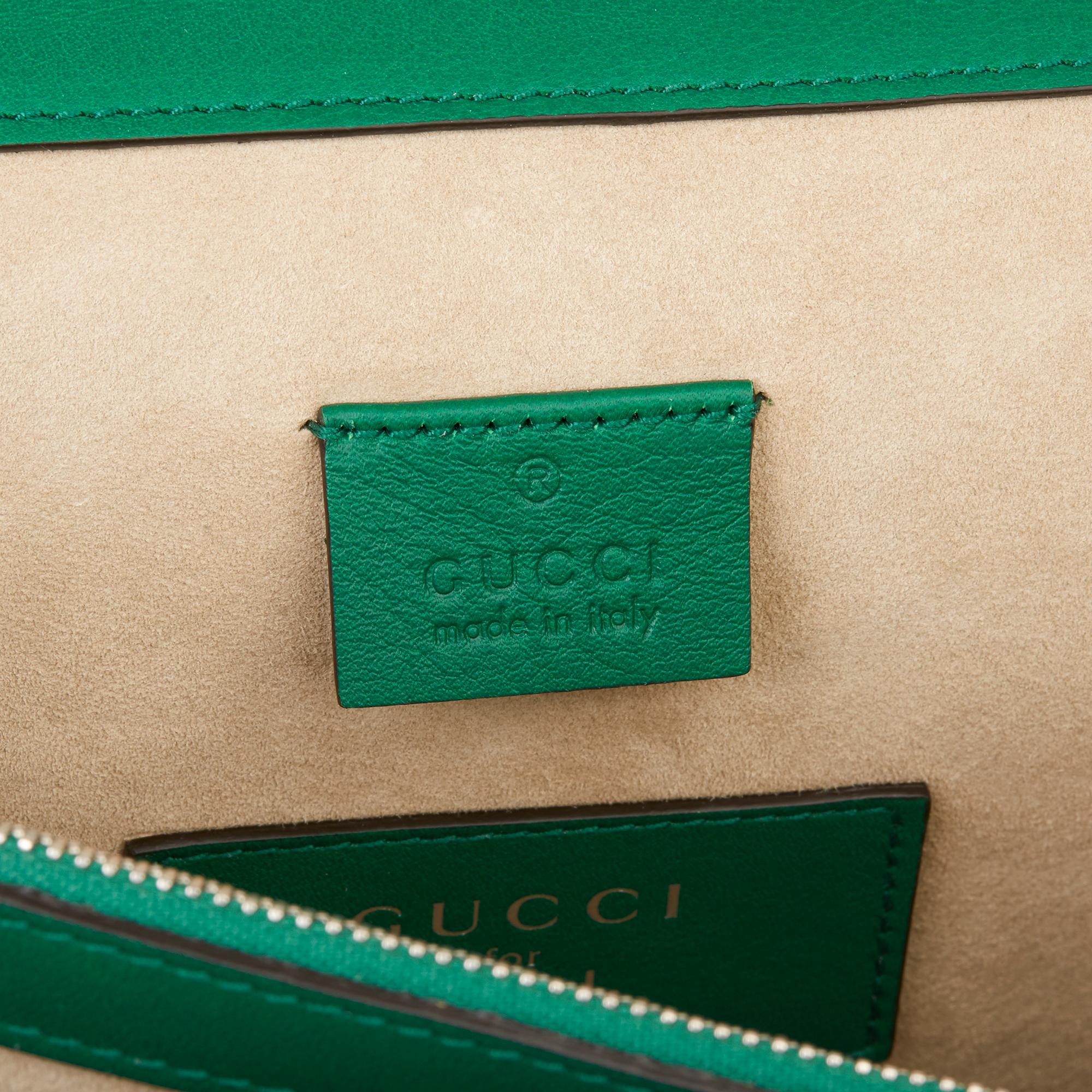 Gucci 2019 Pink & Green Calfskin Embellished Medium Dionysus 1