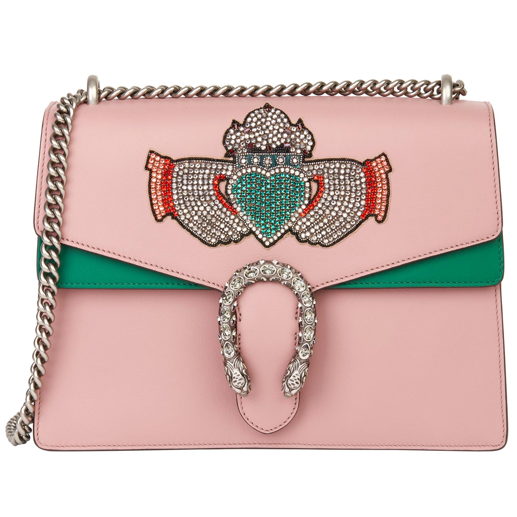 Gucci Supreme Monogram Medium Pink Dionysus Shoulder Bag - A World