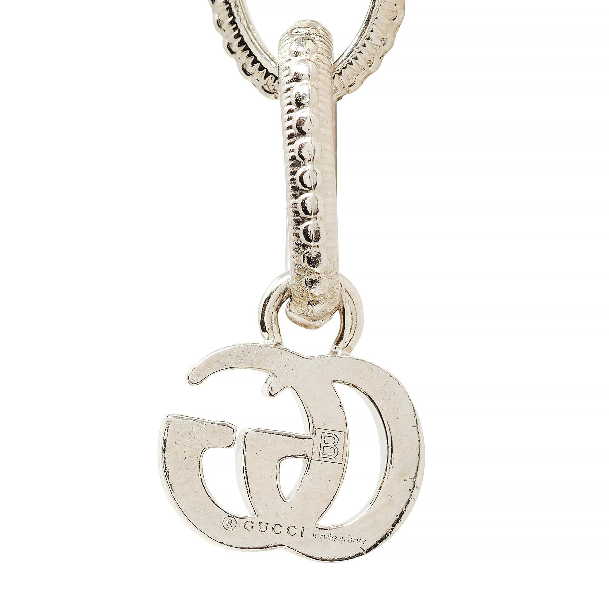 Gucci 2019 Runway Palladium Plated Textured Bib Collar Statement Necklace (collana con collare) in vendita 10
