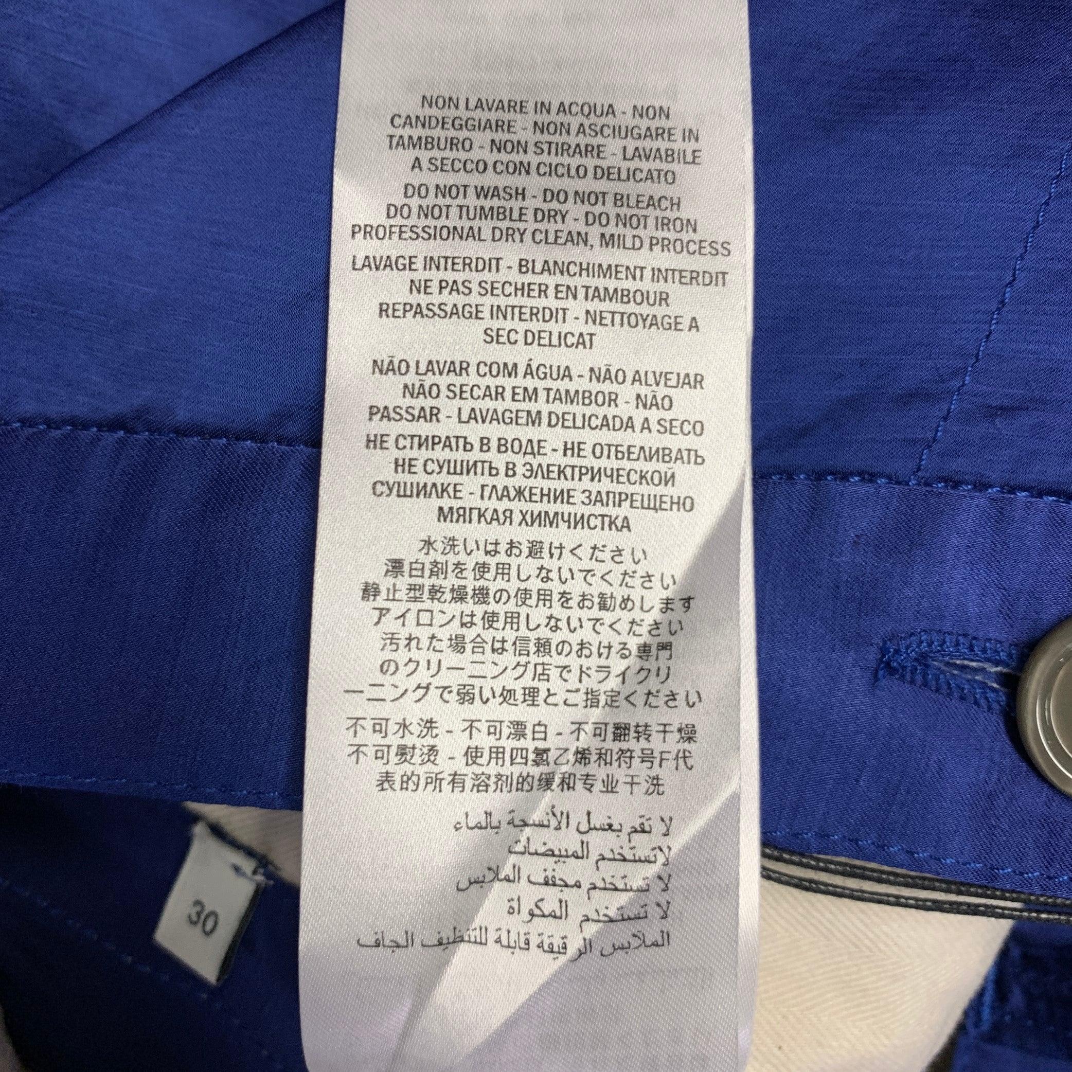 Gucci 2019 Taille 30 Blue Red Stripe Viscose Linen Joggers Casual Pants en vente 4