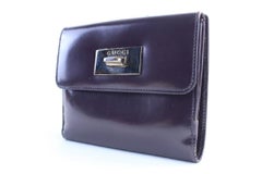 Gucci - Pochette compacte en émail violet verni 24gr0320