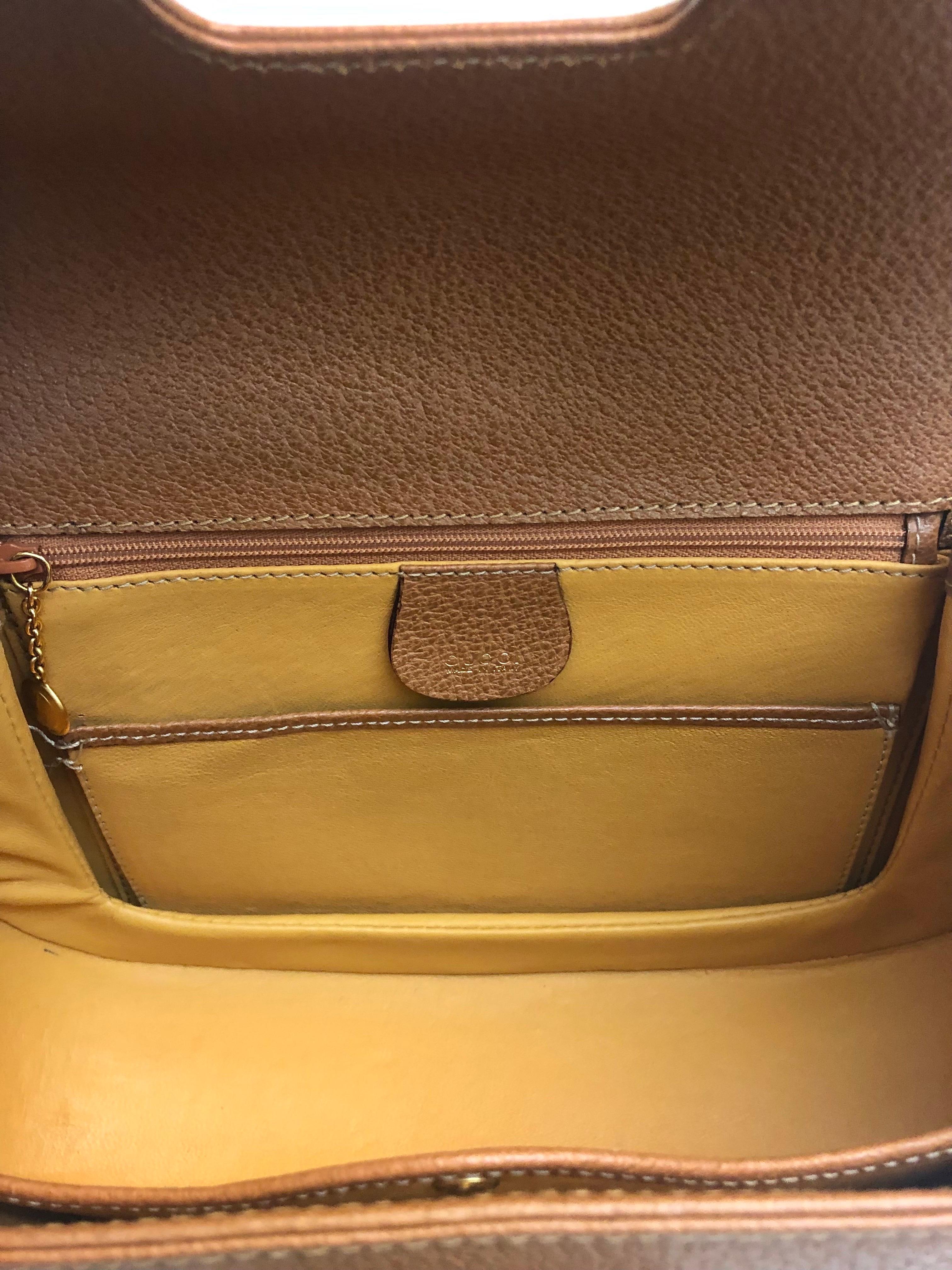 Gucci 26cm Brown Leather 1947 Bamboo Bag 4