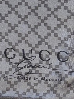 Gucci 26"x26" Promotional Silk Scarf Offered as a Gift with Purchase or to VIPs