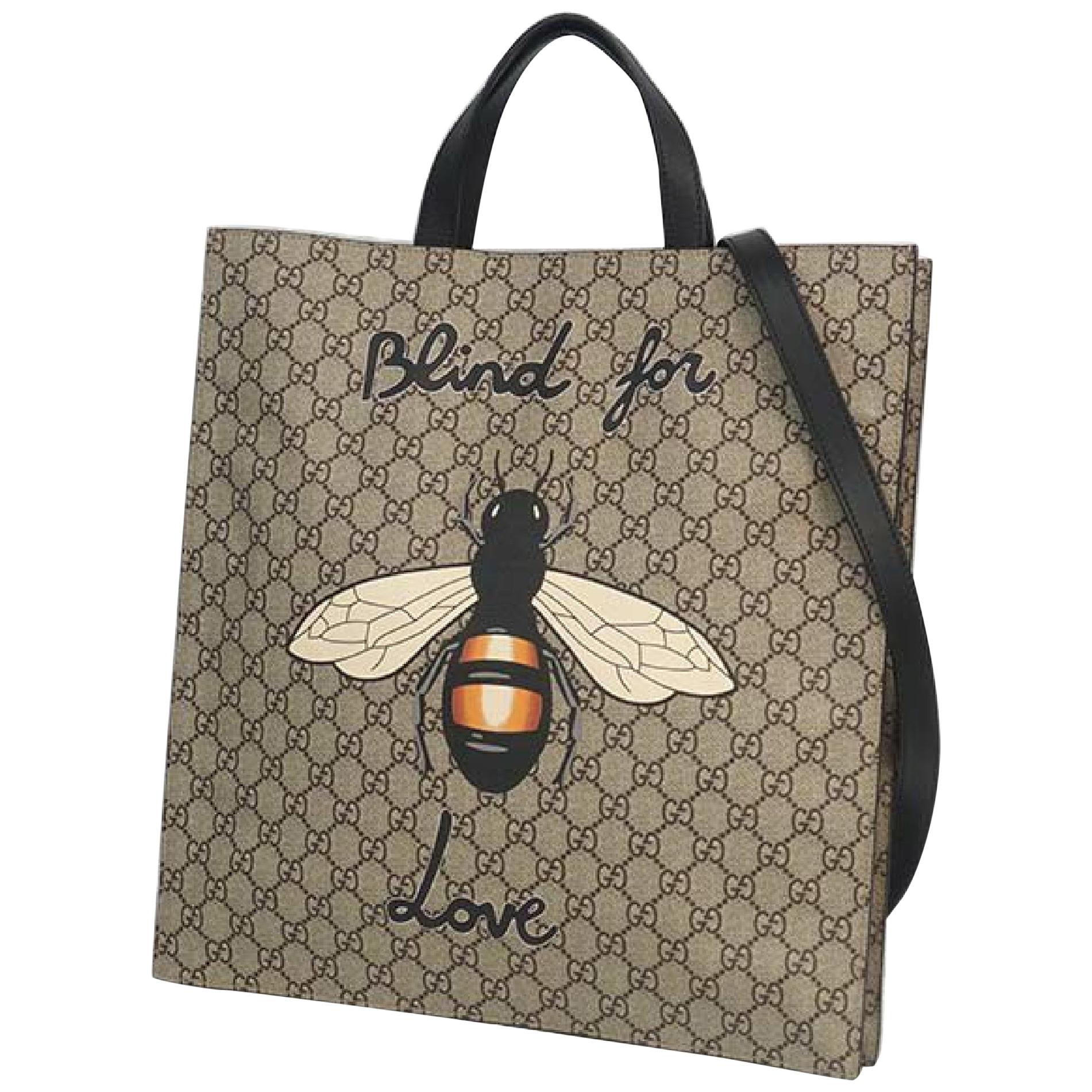 gucci bee tote bag