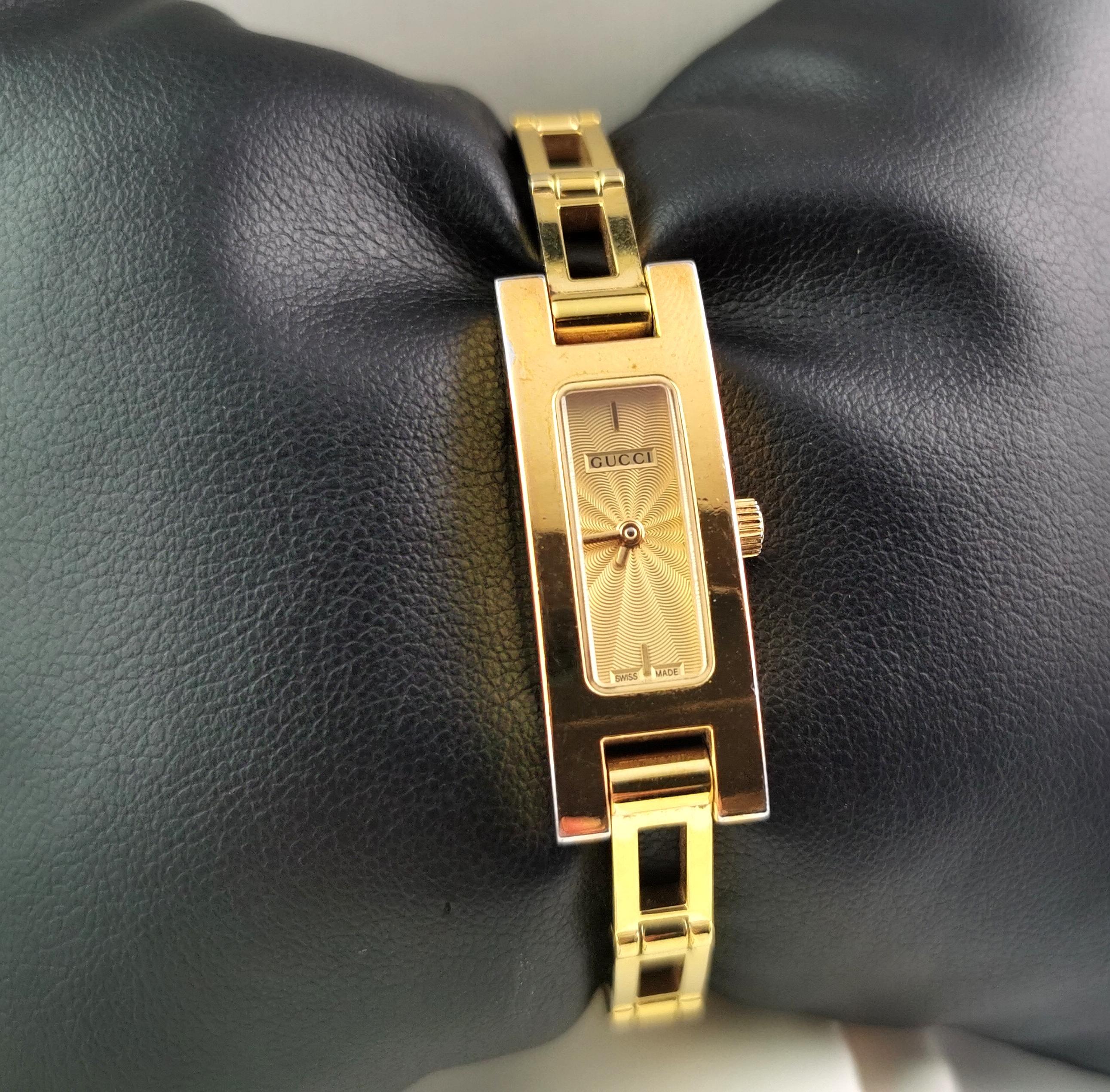 gucci 3900l watch gold