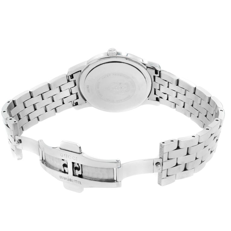 Gucci 5500 XL Stainless Steel Black Gucci Logo Dial Quartz Men's Watch  YA055202 at 1stDibs | gucci 5500xl, gucci watch 5500xl, gucci 5500 xl watch  price
