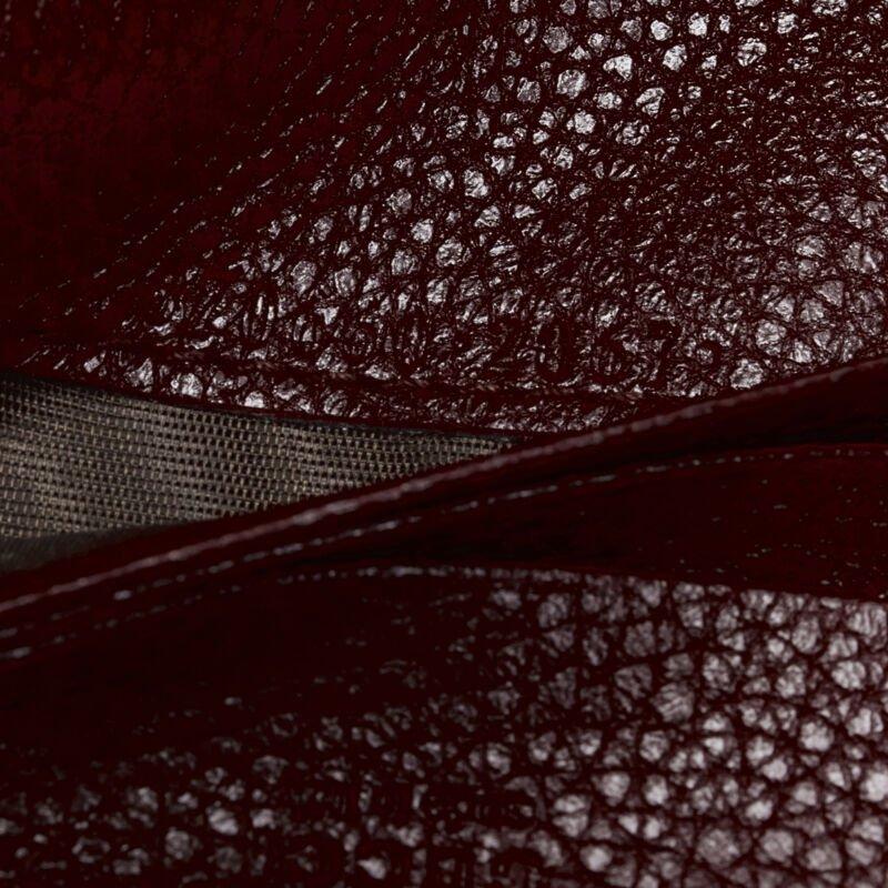 Gucci 570660 Zumi rosso bordeaux GG Horsebit portafoglio bi-fold con catena mini borsa in vendita 6