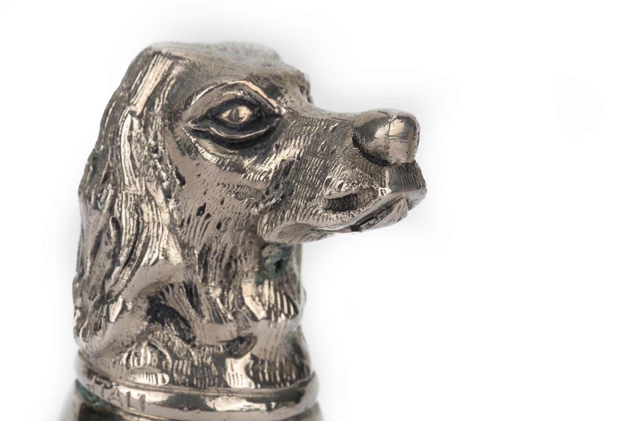 Gucci 70s Silver Stirrup Cups Dog Elk For Sale 6