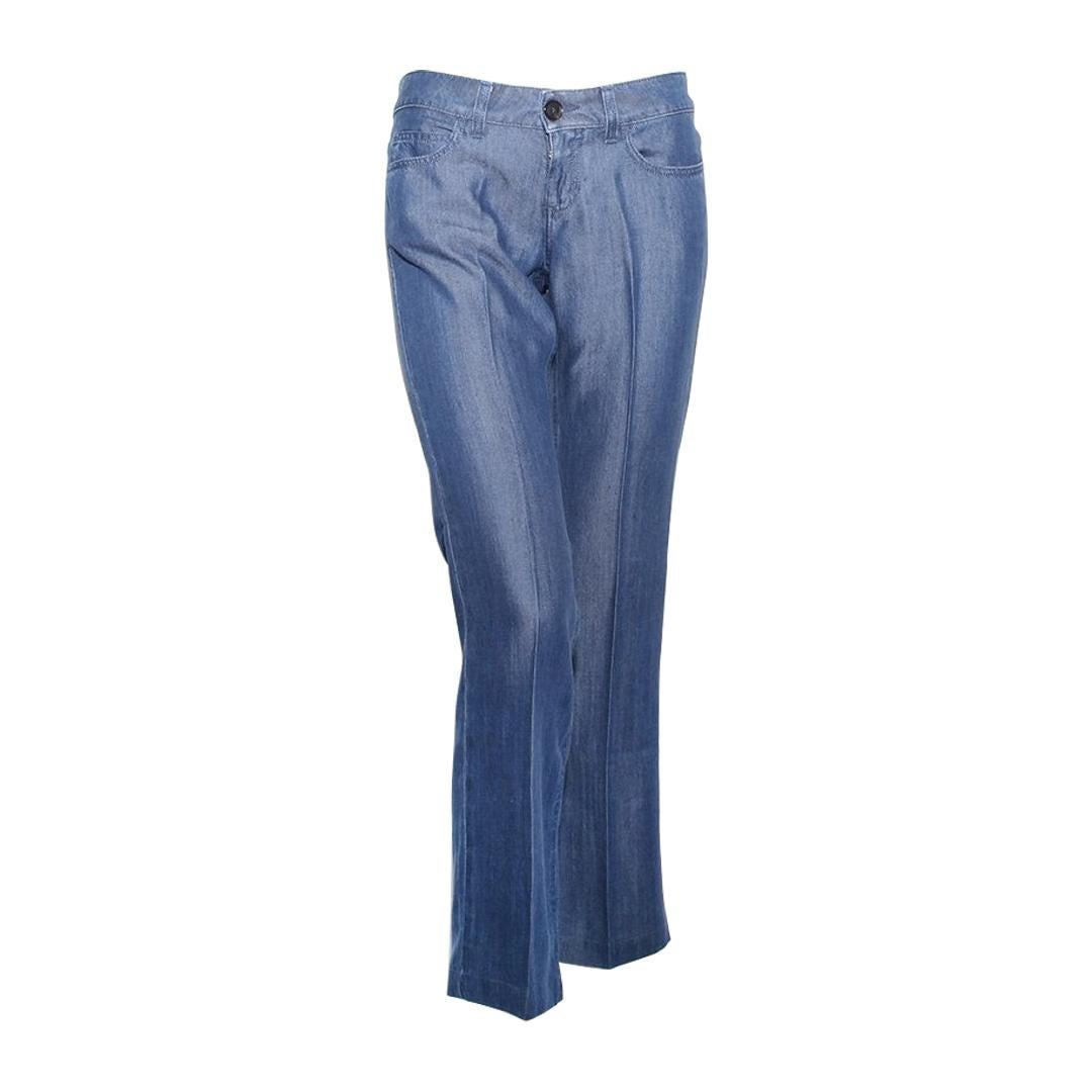 LEVI'S 70's Vintage High Waist Wide Leg Stone Washed Denim Jeans Size ...