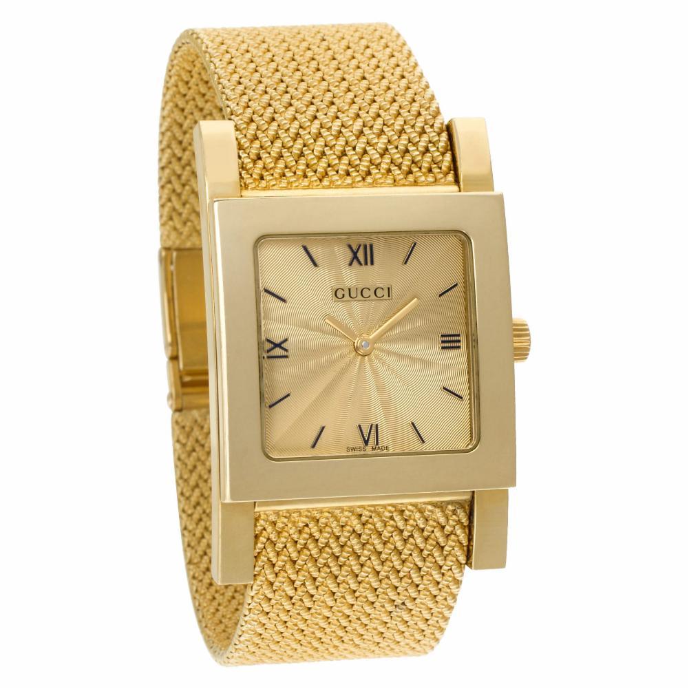 Contemporary Gucci 7900 Series 7900, Gold Dial, Certified and Warranty For Sale