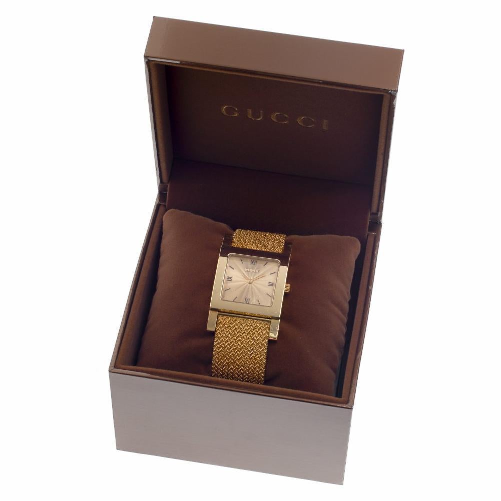 Gucci 7900 Series 7900, Gold Dial, Certified and Warranty 3