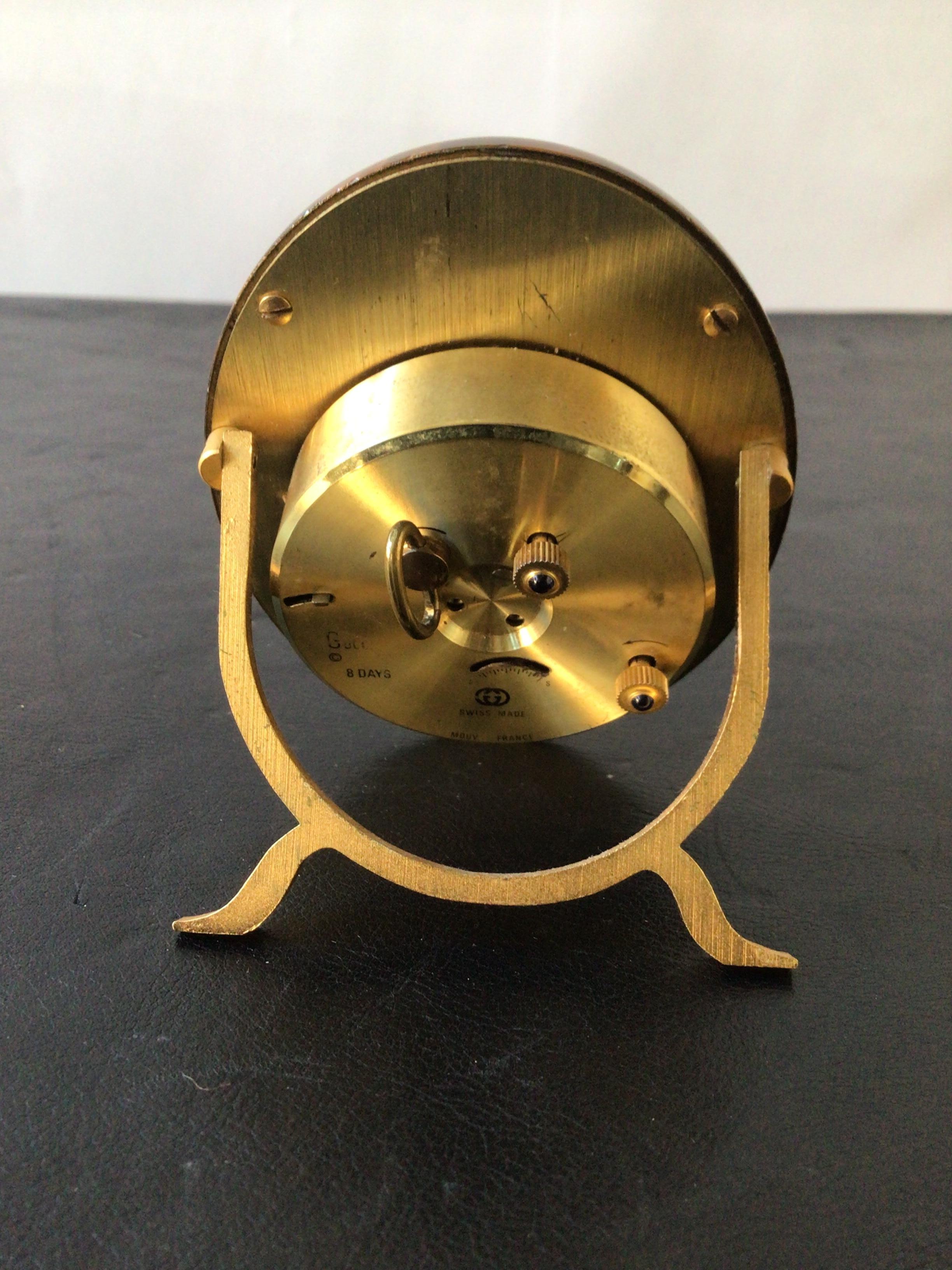 Gucci 8 Day Alarm Clock In Good Condition In Tarrytown, NY