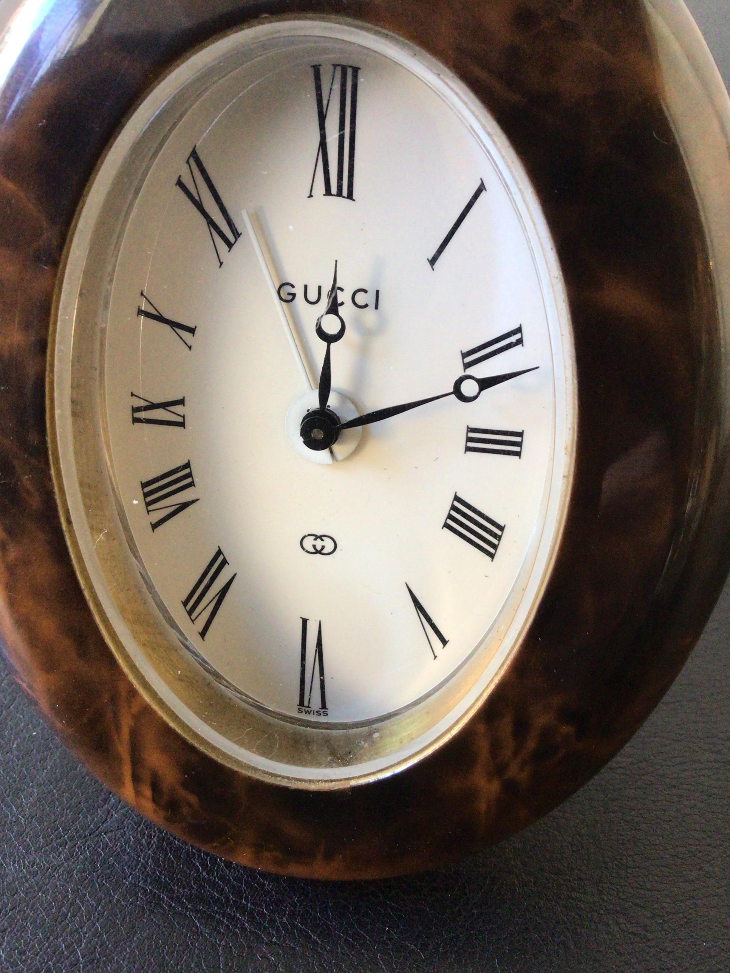 Plastic Gucci 8 Day Alarm Clock