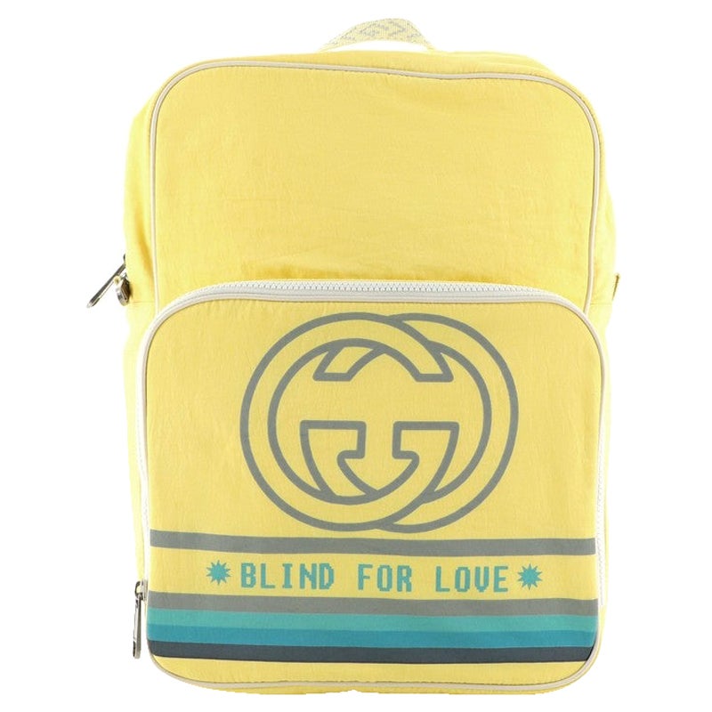 Gucci 80
s Patch Backpack Nylon Medium