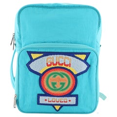 Gucci 80's Patch Backpack Nylon Medium