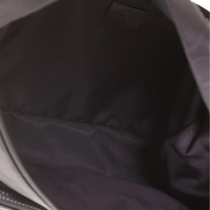 Black Gucci 80s Patch Convertible Belt Bag Nylon