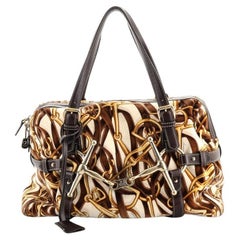 Gucci 85th Anniversary Boston Bag Printed Velvet