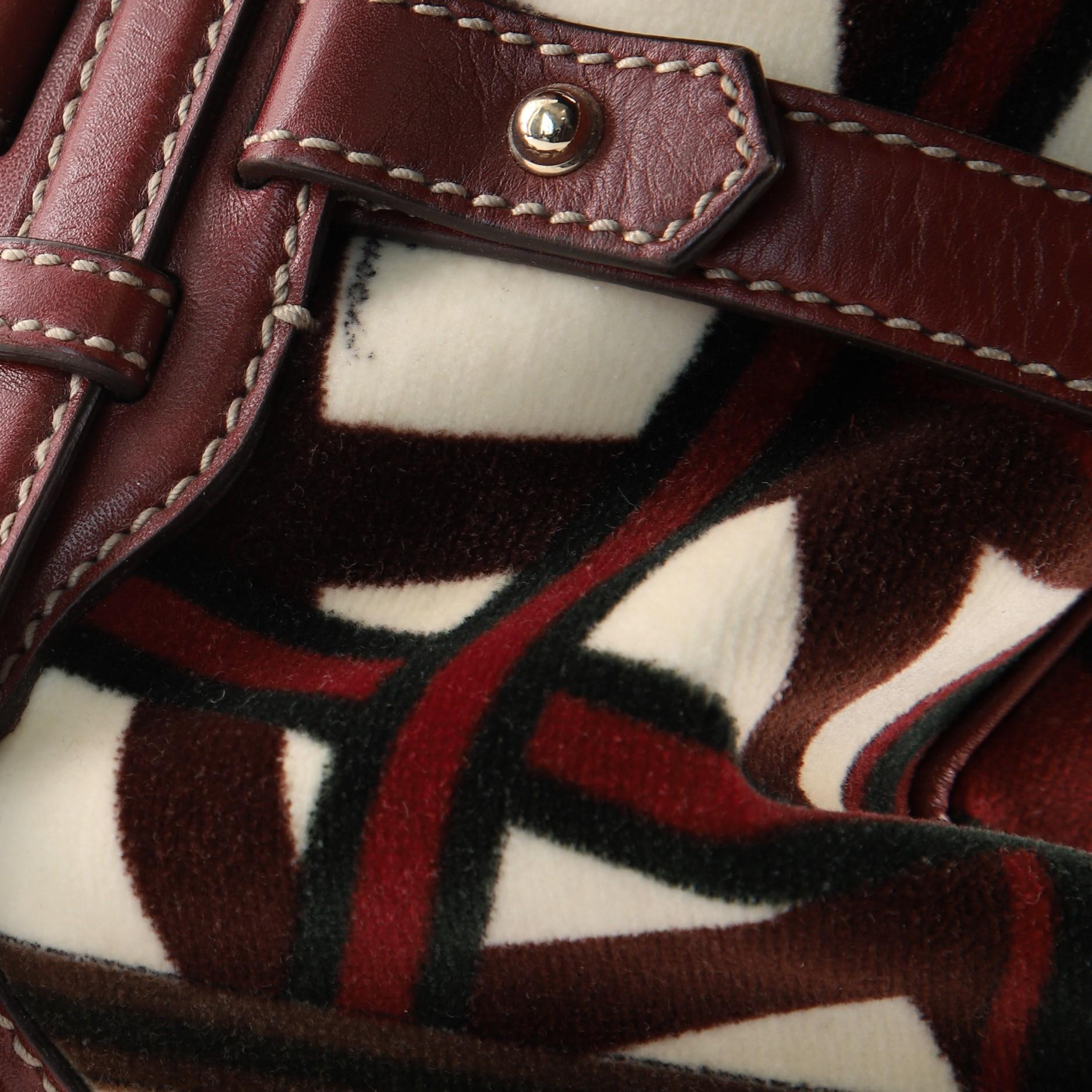 Gucci 85. Jahrestag Hobo Bedruckter Samt 3
