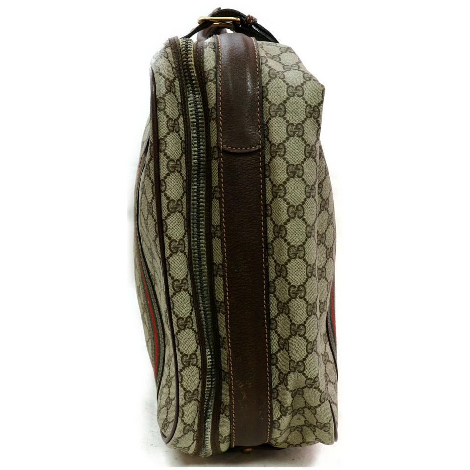 Women's Gucci 871995 Monogram Supreme GG Suitcase Trunk Luggage For Sale