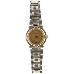 Reloj de cuarzo Gucci 9000L Date Acero inoxidable y metal chapado 25