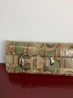 Gucci 90s Tom Ford Python Romy Clutch Bag