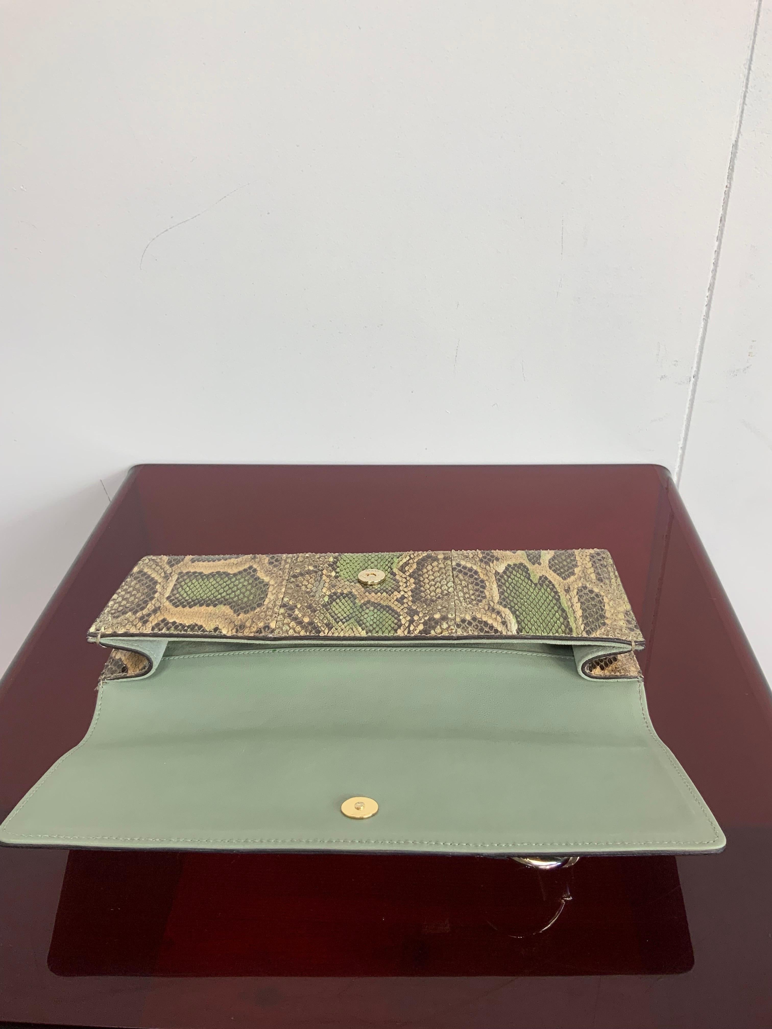 Gucci 90s Tom Ford Python Romy Clutch Bag 2