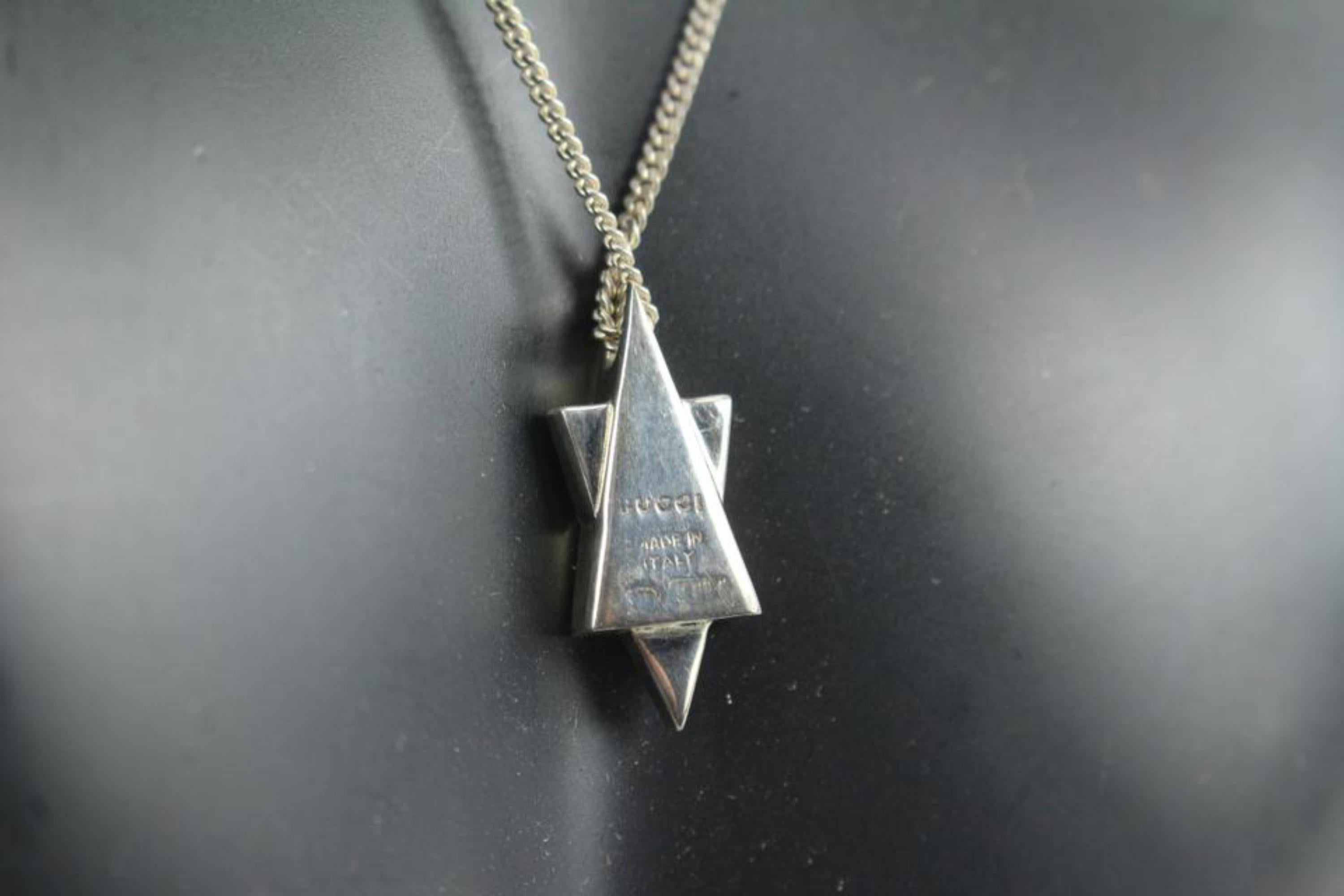 gucci star of david necklace