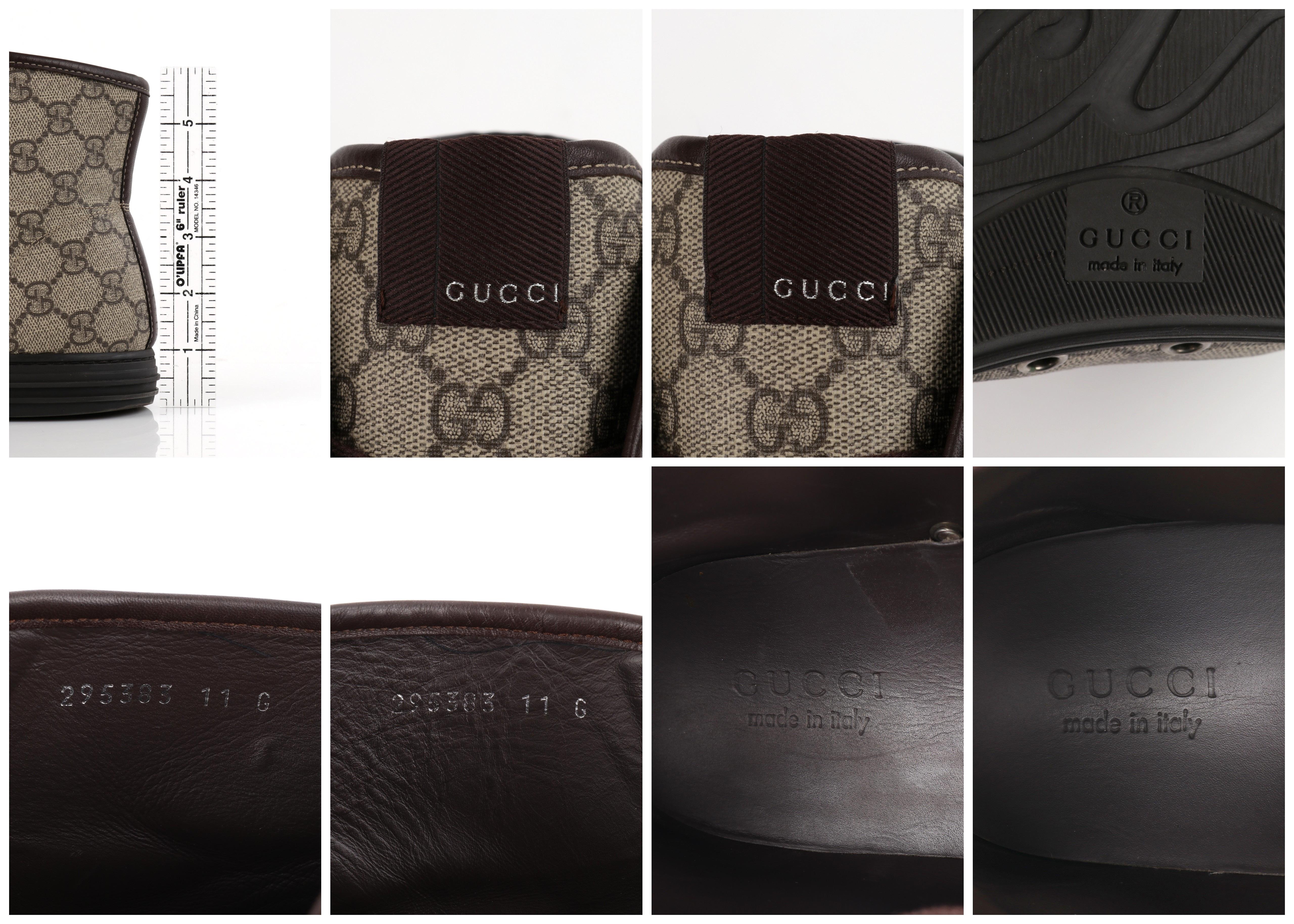 GUCCI A/W 2012 “California” GG Guccissima Monogram Canvas High Top Sneakers 3