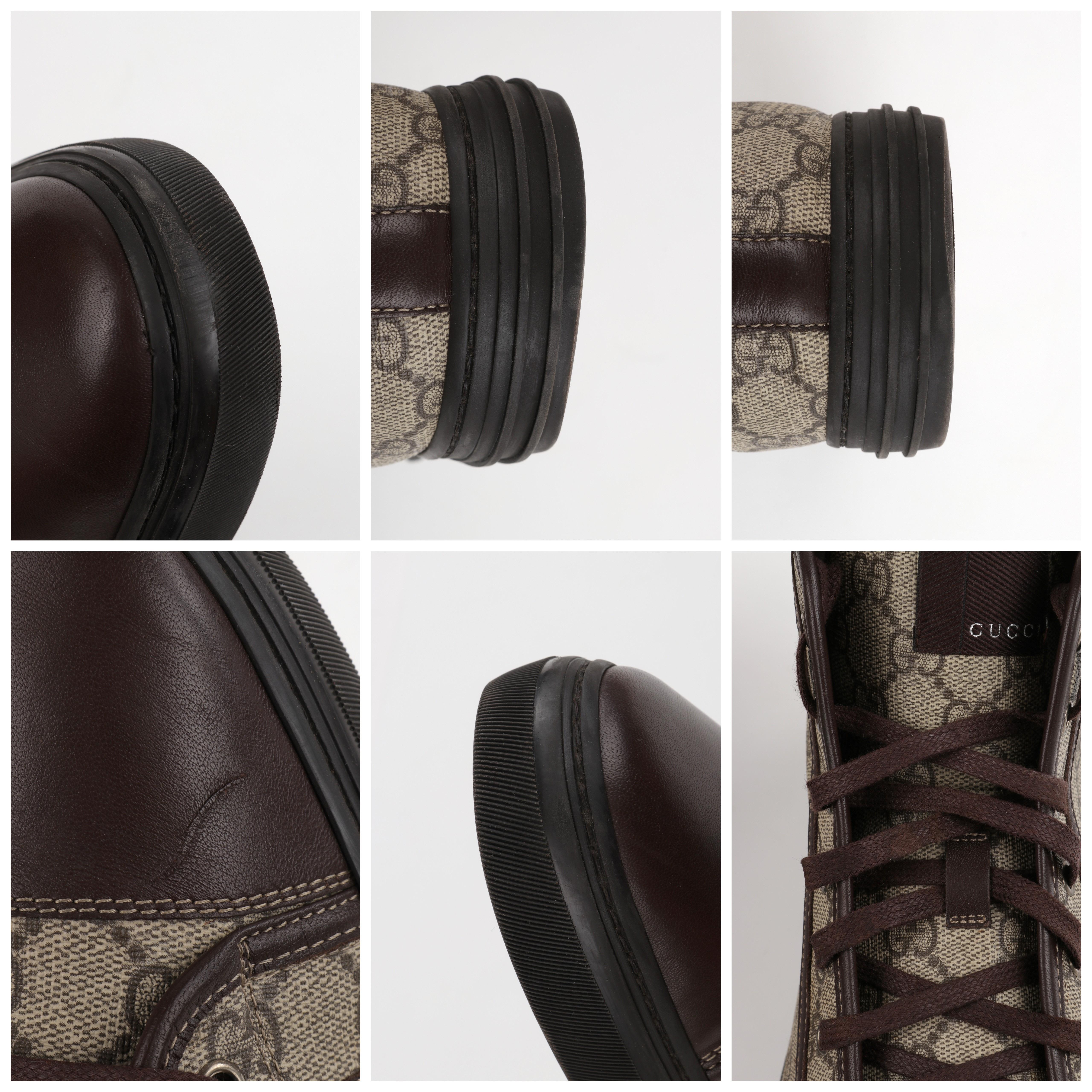 GUCCI A/W 2012 “California” GG Guccissima Monogram Canvas High Top Sneakers 4