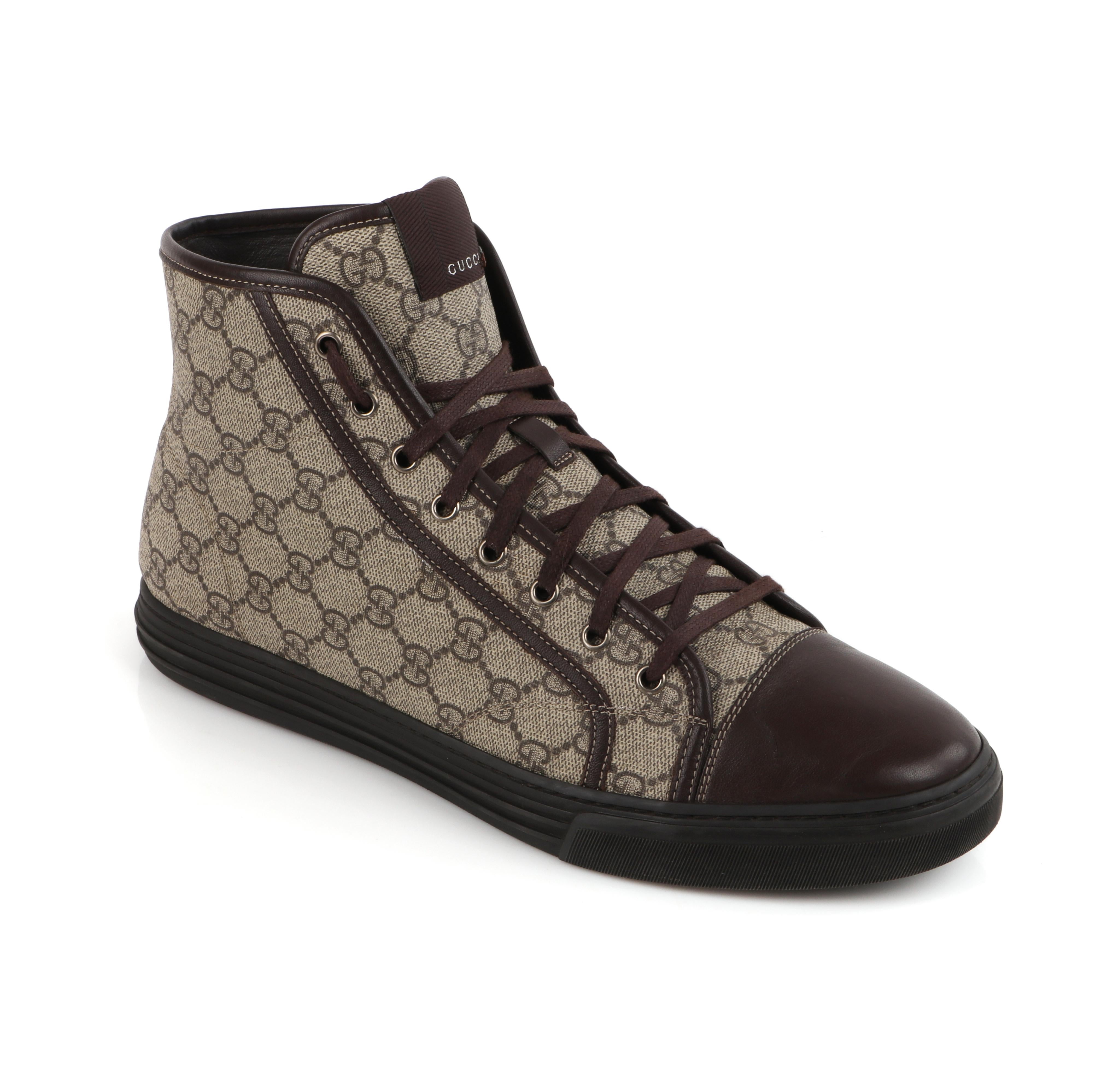 GUCCI A/W 2012 “California” GG Guccissima Monogram Canvas High Top ...