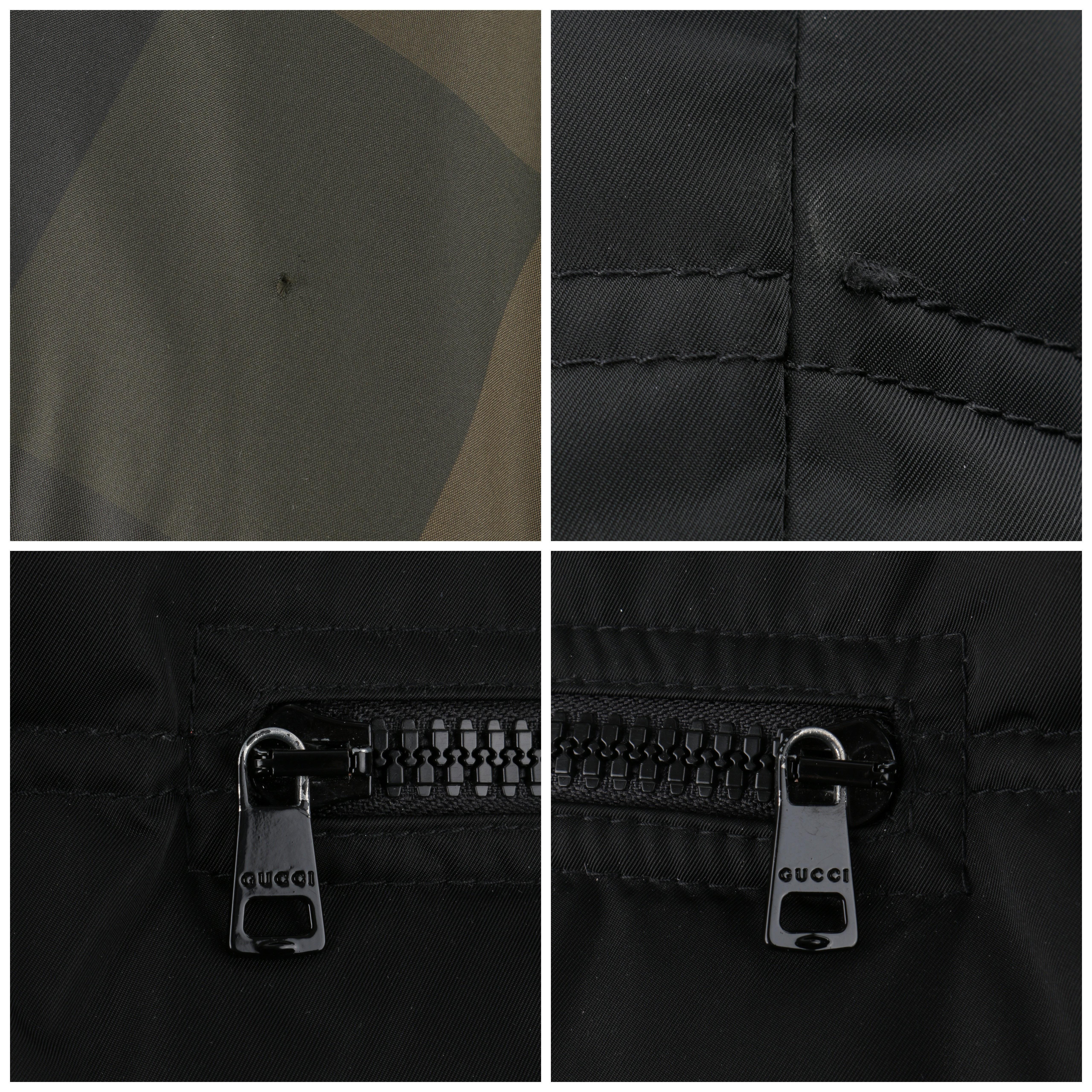 GUCCI A/H 2013 - Manteau matelassé à capuche en duvet et fourrure de castor matelassée noire en vente 5